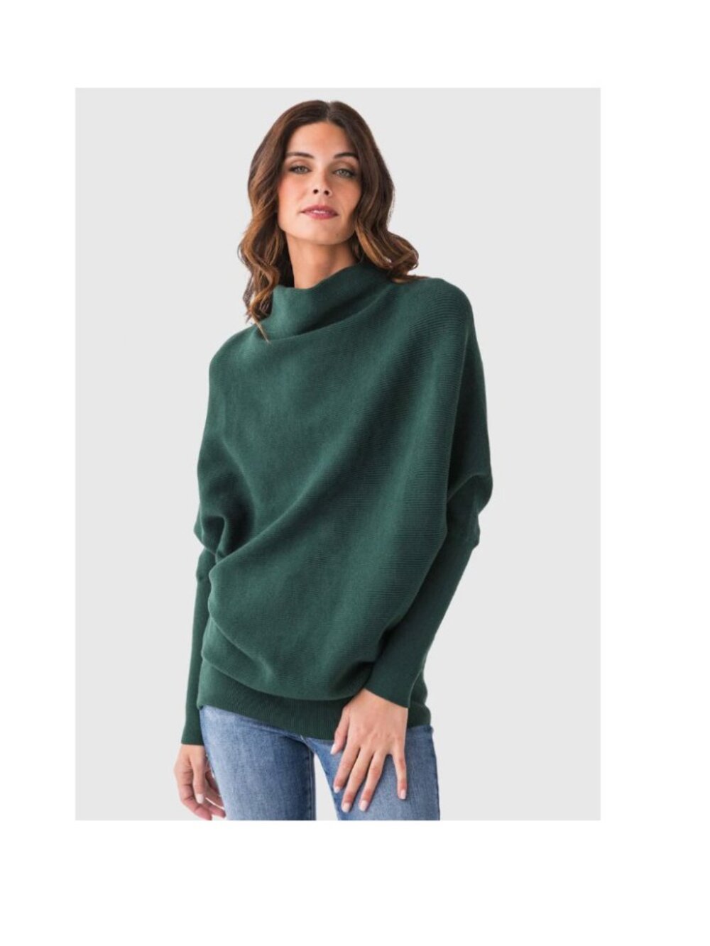 Blu Ivy Slouch Neck Dolman Pullover